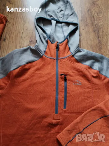 L.l. BEAN Slightly Fitted Hoodie - страхотно мъжко горнище L, снимка 3 - Спортни дрехи, екипи - 48967291
