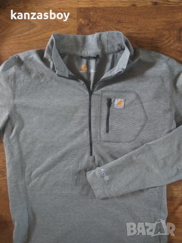 Carhartt Base Force Heavyweight Base Layer Quarter-Zip - страхотна мъжка блуза КАТО НОВА, снимка 4 - Спортни дрехи, екипи - 38025125