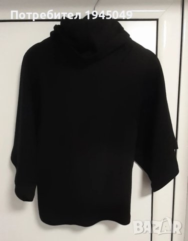 Дамско зимно пончо, жилетка - С размер, снимка 3 - Жилетки - 51066815