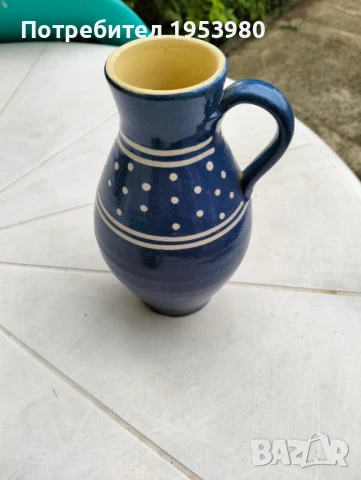 Стара керамична кана, снимка 1