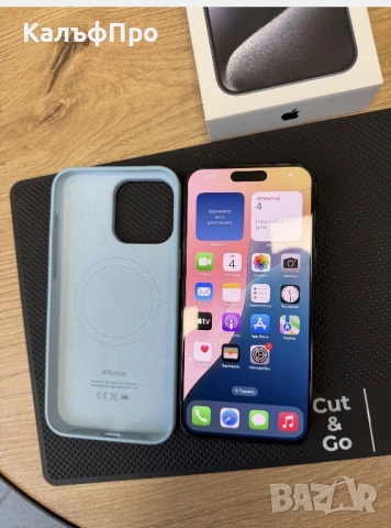 Продавам/Бартер IPhone 15 pro Max Blue Titanium, снимка 7 - Apple iPhone - 53179169
