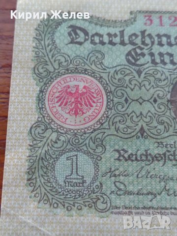 Стара банкнота - Германия - 1 марка 1920 година - 23633, снимка 3 - Нумизматика и бонистика - 33373454