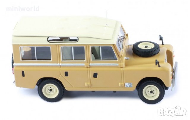 LAND ROVER Series II 109 Station Wagen 4x4 1968 - мащаб 1:43 на IXO моделът е нов в PVC дисплей-кейс, снимка 6 - Колекции - 38779618