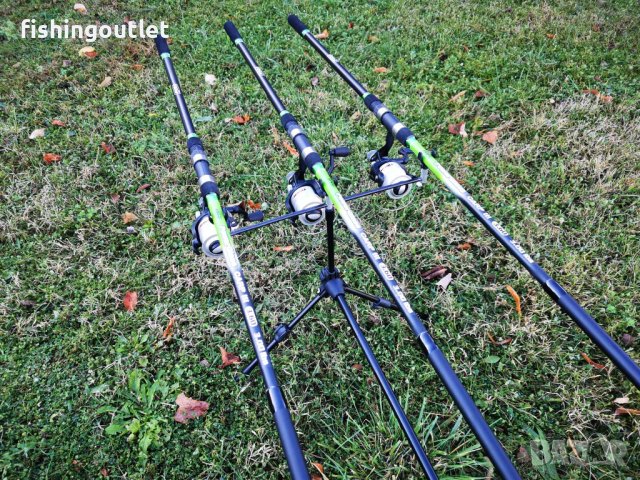 Шарански комплект Filstar. 3 въдици и 3 макари с корди, снимка 9 - Въдици - 43104742