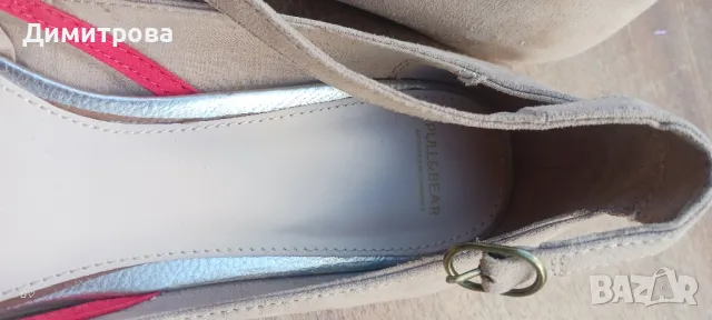 Pull and bear балеринки 38 номер , снимка 4 - Дамски ежедневни обувки - 48393323