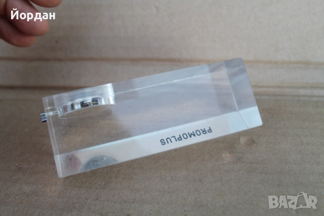 Настолен Немски механичен часовник ''Promoplus'', снимка 4 - Други ценни предмети - 52539863