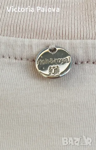 Тениска RICH & ROYAL  органик памук, снимка 7 - Тениски - 50327172