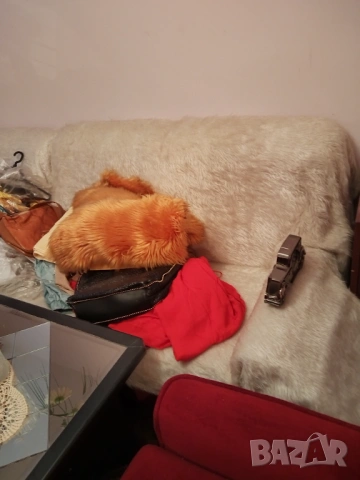 Двуместен разпъващ се диван и фотьойл, снимка 4 - Дивани и мека мебел - 53384593