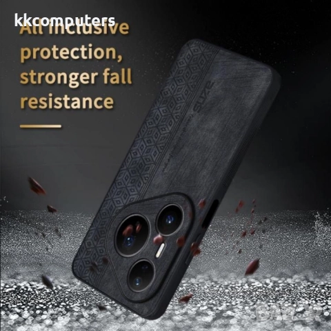 AZNS Калъф и Скрийн протектор за Huawei Pura 80 Ultra 5G | 3D Релефна Кожа | TPU + Кожа | 5 цвята:Че, снимка 7 - Калъфи, кейсове - 51973993