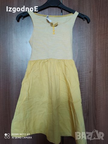 4-6 г H&M лятна памучна рокля, снимка 5 - Детски рокли и поли - 28976045