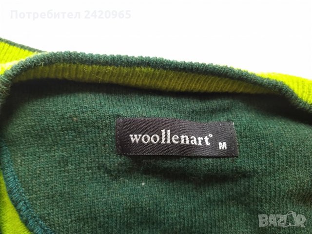 Woolenart мъжки пуловер 80% лана, снимка 4 - Пуловери - 33351615