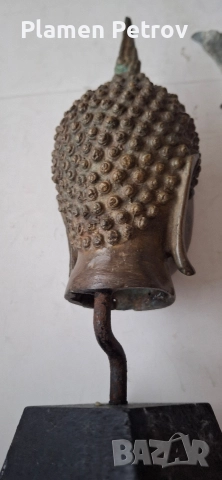 Стара бронзова патица и Буда, снимка 12 - Антикварни и старинни предмети - 47813418