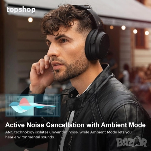 Нови Edifier WH700NB Безжични слушалки с активно шумопотискане, Bluetooth 5.3 сгъваеми леки слушалки, снимка 4 - Слушалки и портативни колонки - 51628761