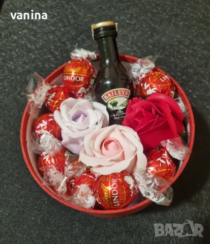 Романтична сладка кутия с лакомства, снимка 2 - Други - 47539738