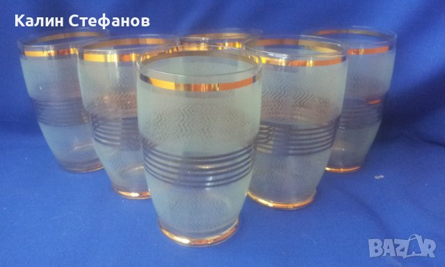 Ретро чаши, златни кантове, мат, тънкостенни 6 бр, снимка 9 - Антикварни и старинни предмети - 38274808