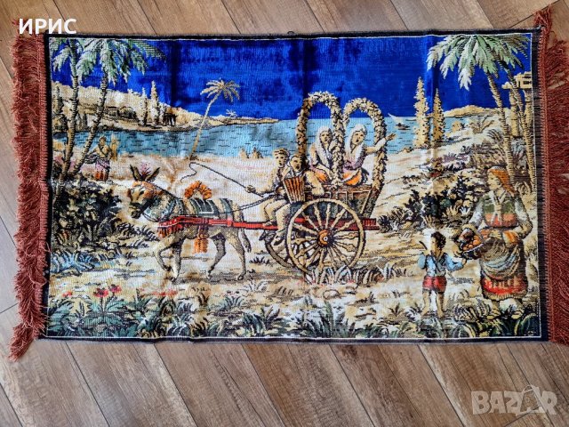 Килимче за стена (пано,кавьорче), снимка 3 - Антикварни и старинни предмети - 51094193