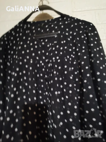 СТРАХОТНА ТУНИКА–РИЗА ЕФЕКТЕН ДЕСЕН 3XL-4XL, снимка 4 - Ризи - 50803028