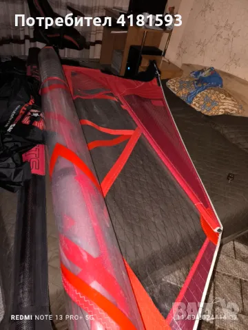 Продавам платно и мачта Galinger 8.4 Aero+