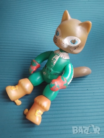 Котаракът в чизми - стара играчка, снимка 5 - Колекции - 52516251