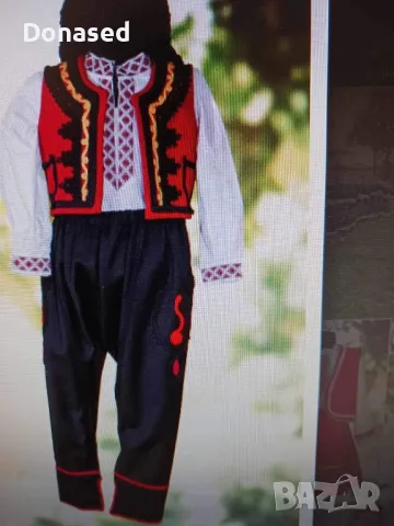  Народна носия за момчета детска -тракийска, снимка 2 - Антикварни и старинни предмети - 48218174