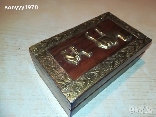 красива дървена кутия с камили-13х8х5см, снимка 13 - Колекции - 28715398