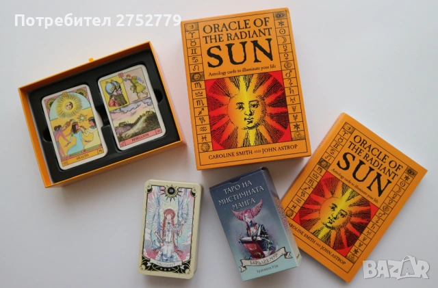 "Oracle of the radiant SUN" и "Таро на мистичната манга", снимка 2 - Карти за игра - 53257490