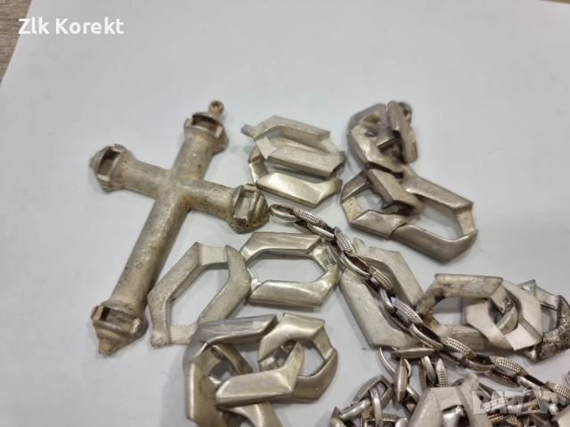 Сребро за материал, снимка 2 - Бижутерийни комплекти - 52071756