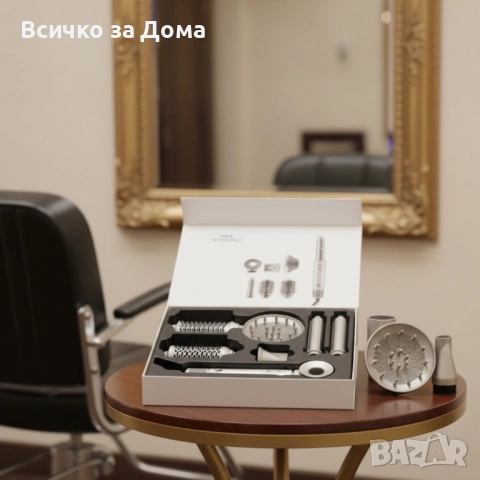 Мултифункционален сешоар и стилизатор за коса S&R Styling SD-988 – професионален резултат у дома, снимка 2 - Продукти за коса - 52248222