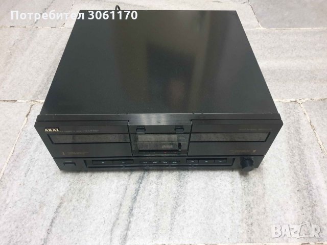 Страхотен касетен дек Akai HX-M670W Всичко по дека работи. В отлично състояние. , снимка 7 - Декове - 32735206