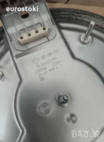 Нагревателна плоча за котлон EGO 18.18463.194, диаметър 180 мм, 2000W, снимка 2 - Печки, фурни - 53576865