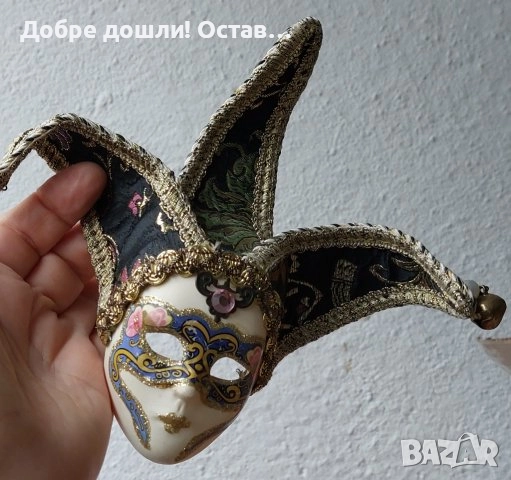 Маска Маски различни, Италия, пано, глава, украса, декорация Венеция, снимка 17 - Декорация за дома - 29124257