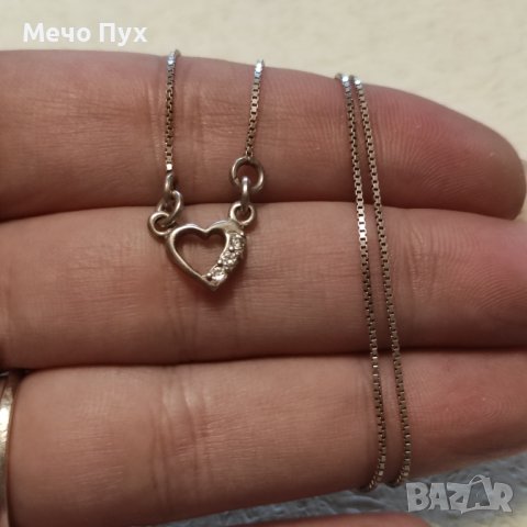 Сребърен синджир (256), снимка 4 - Колиета, медальони, синджири - 43385599