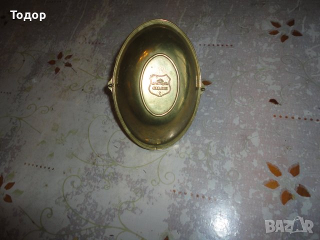 Бронзова купа поднос фигура Gilde, снимка 7 - Колекции - 43771234