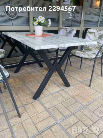 Изработваме Метални крака за трапезни , холни маси, бюра и пейки, снимка 10 - Маси - 48966334