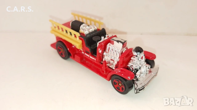 Hot Wheels Old Number 5.5 Fire Engine, снимка 6 - Колекции - 52954839