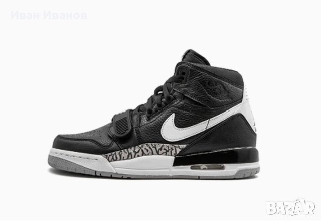 Jordan Legacy 312 Black White номер 38.5-39 оригинални маратонки , снимка 5 - Маратонки - 43257947