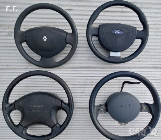 Волани с airbag : Renault , Ford , Smart и Subaru Forester . Разполагам с това което съм снимал . Це