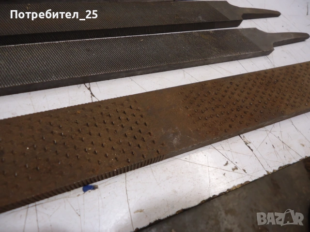 9 бр. шлосерски пили, снимка 3 - Други инструменти - 53117128