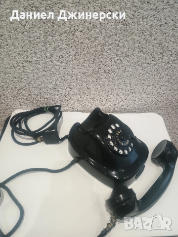 Бакелитов телефон и домофон , снимка 2 - Антикварни и старинни предмети - 52899036