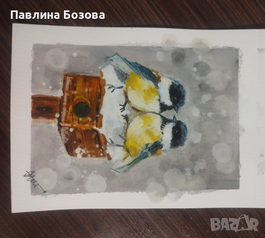 Картина ,Зима ,,, снимка 2 - Картини - 52634534