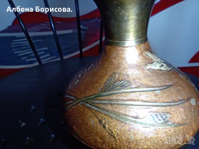 Месингови декоративни каничка и чайник, снимка 8 - Декорация за дома - 27957897