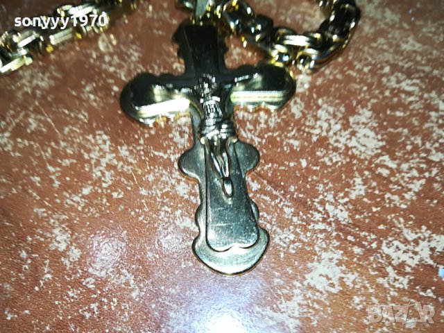 ЛАНЕЦ ЗА ВРАТА-ЦВЯТ ЗЛАТО 2808221003, снимка 3 - Колекции - 37822372