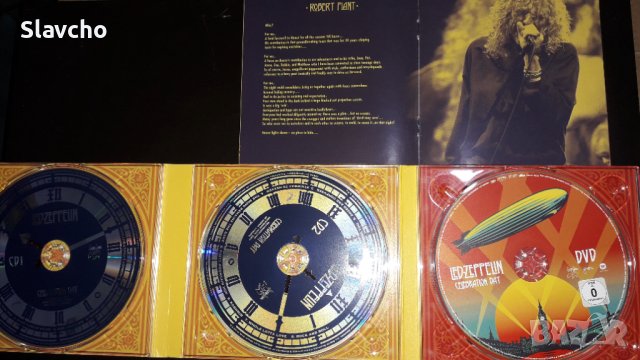 Компакт диск - двойно CD и DVD на - Led Zeppelin - Celebration Day (2 CD + DVD) 2007, снимка 5 - CD дискове - 37111047