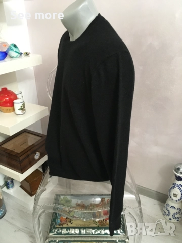 UniQlo 100% кашмир мъжки пуловер L, снимка 3 - Пуловери - 52789127