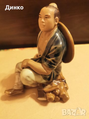 Азиатска керамична фигурка 10см., снимка 7 - Колекции - 44119397