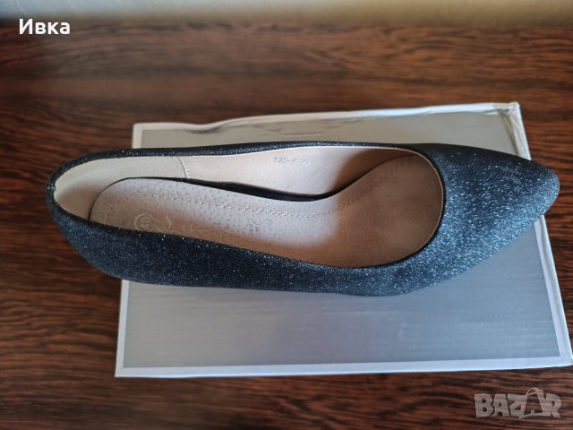 Официални дамски обувки със брокат, снимка 5 - Дамски елегантни обувки - 43501948