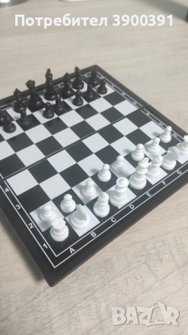 Шах - компактен, магнитен, снимка 2 - Шах и табла - 43052177