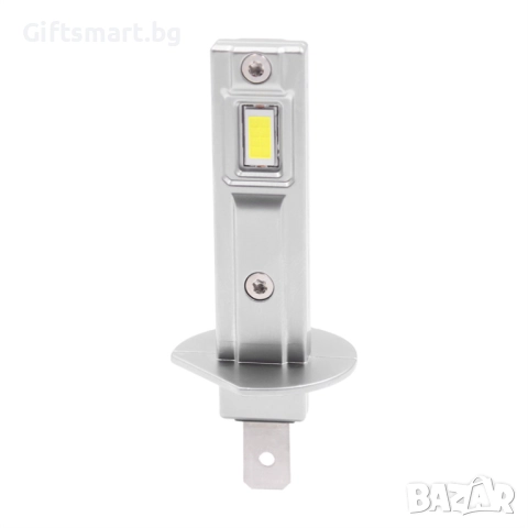 Комплект-2 LED Крушки H1, 2x14 вата, 6x1см, Без Вентилатор,Без Кабел , снимка 3 - Аксесоари и консумативи - 52341111