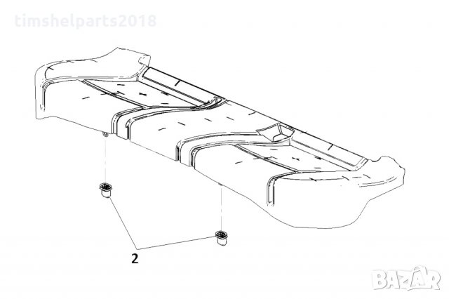 Щипка, тапицерия за Opel Insignia Astra J Vectra C 5168451,24437789, снимка 2 - Части - 33247120
