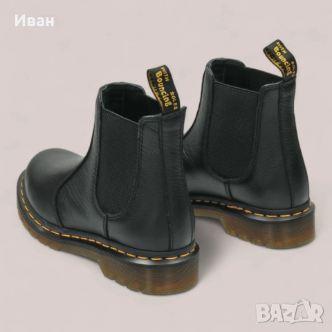 Нови дамски боти Dr. Martens естествена кожа, снимка 3 - Дамски боти - 52860216